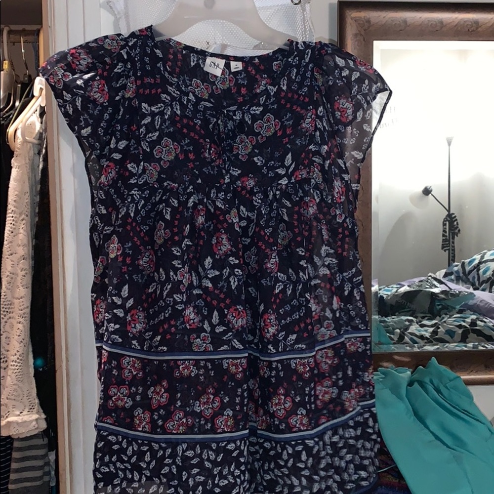 Floral, Gypsy cap sleeve